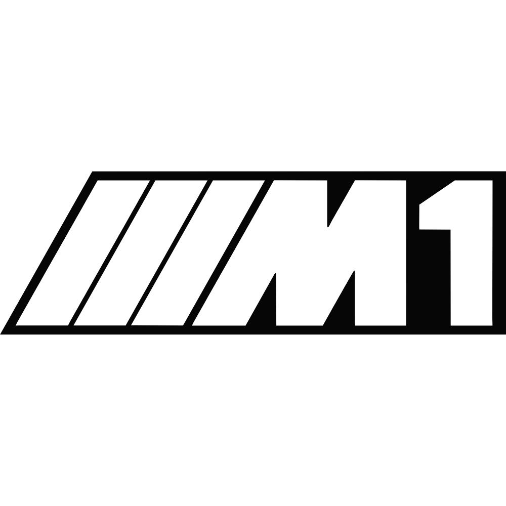 BMW M1 Outline Decal