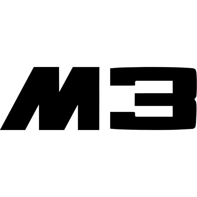 BMW M3 Logo Decal Sticker