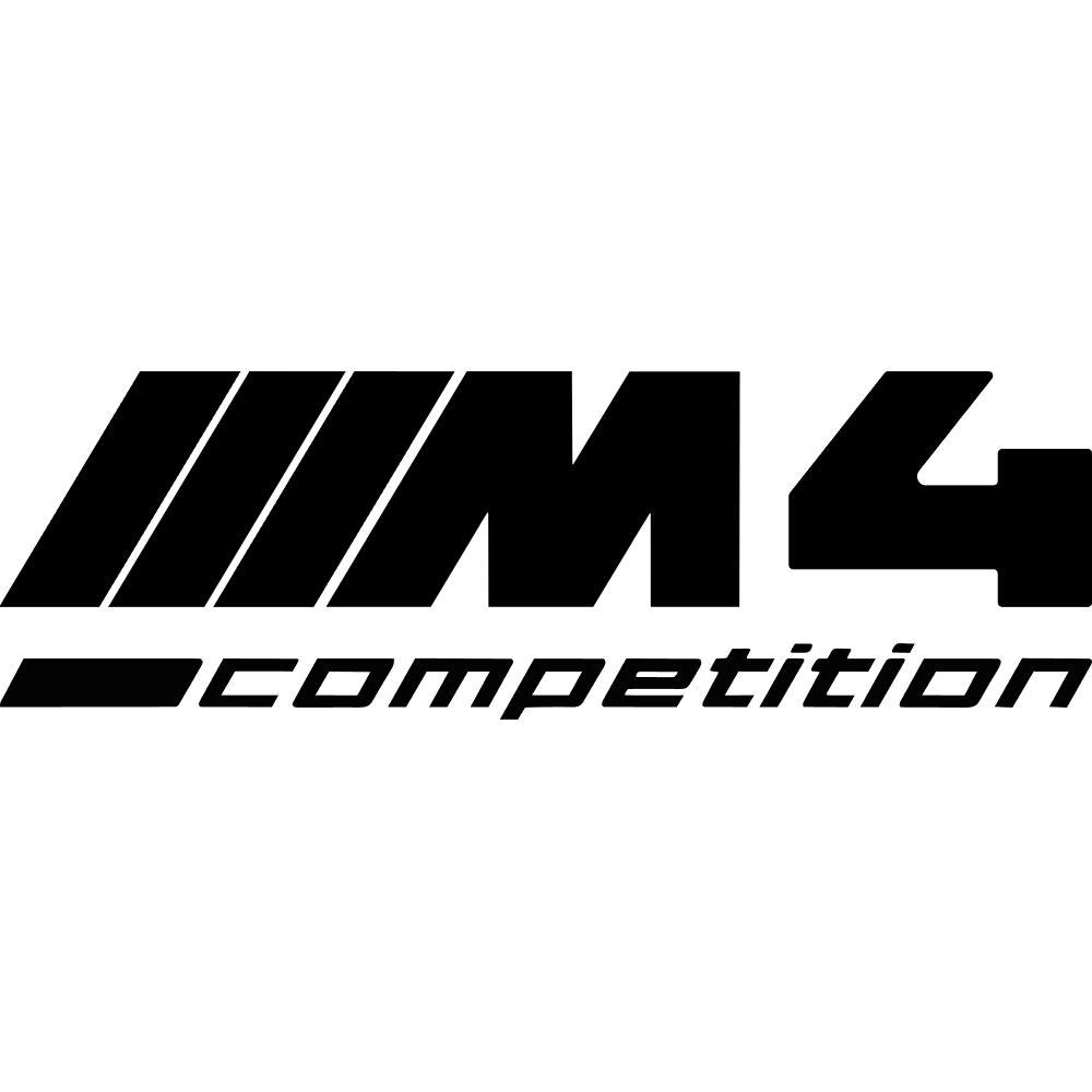 BMW M4 Competition Decal Sticker