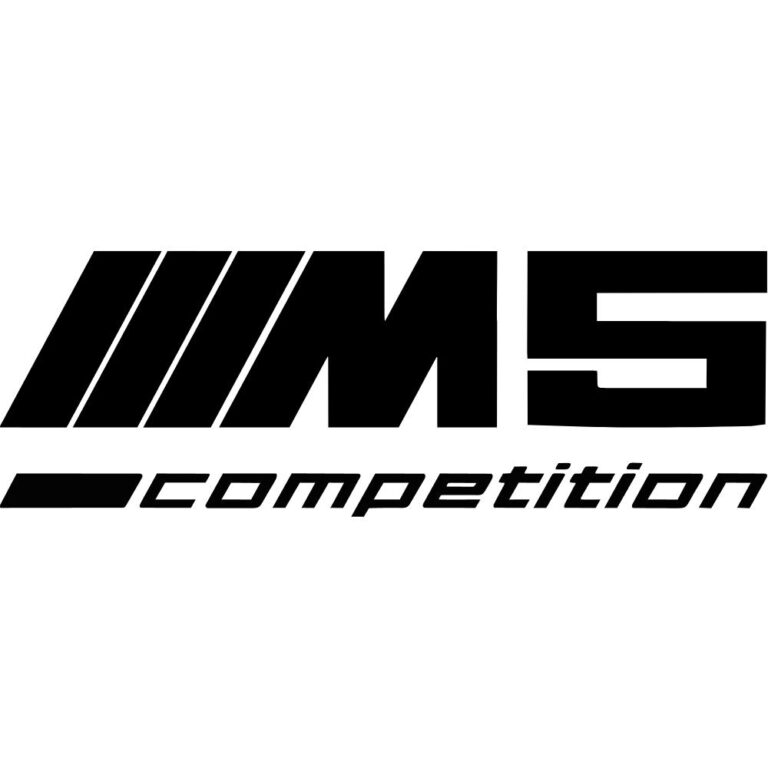 BMW M5 Competition Decal