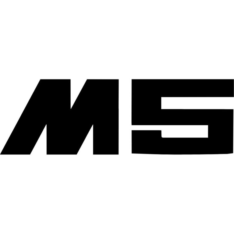 BMW M5 Logo Decal
