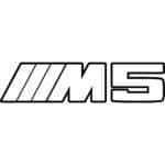 BMW M5 Outline Decal
