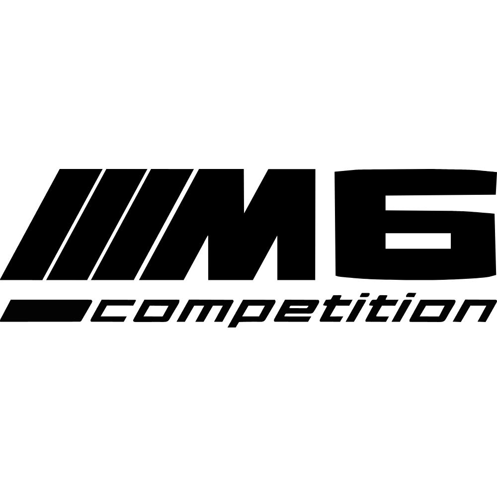 BMW M6 Competition Decal