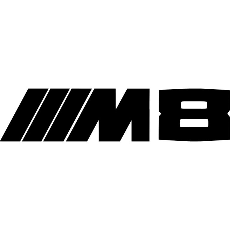 BMW M8 Decal sticker