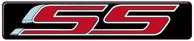 Camaro SS 3D Domed Badge Emblem
