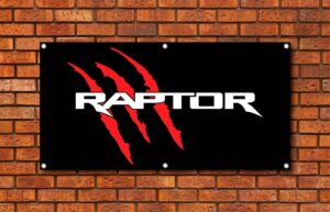 Ford Raptor Garage Banner