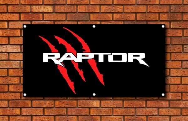 Ford Raptor Garage Banner