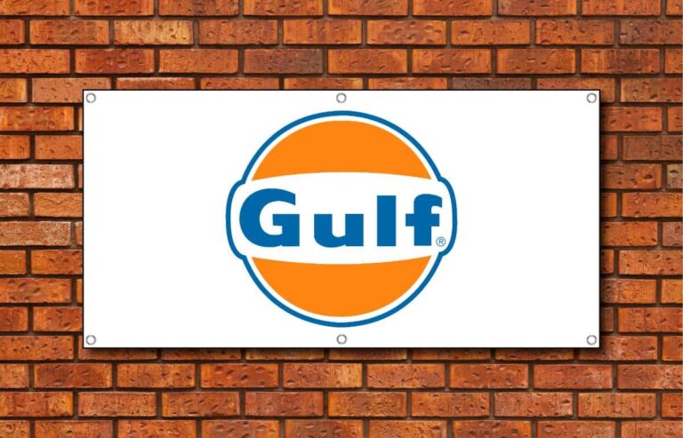 Gulf Oil Garage Banner