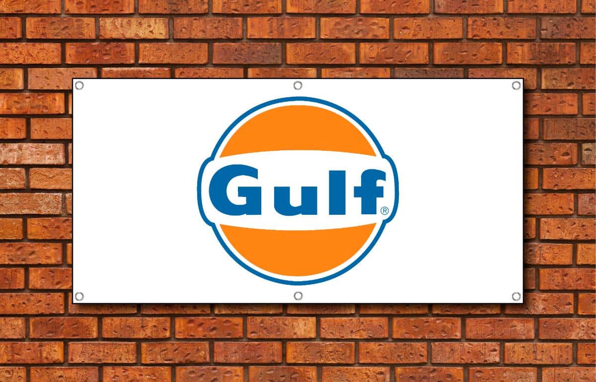 Gulf Oil Garage Banner