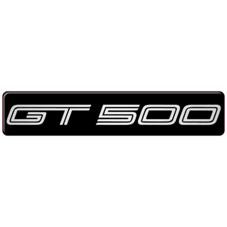 Mustang GT500 3D Domed Badge Emblem