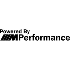 Powered By M Performance Decal