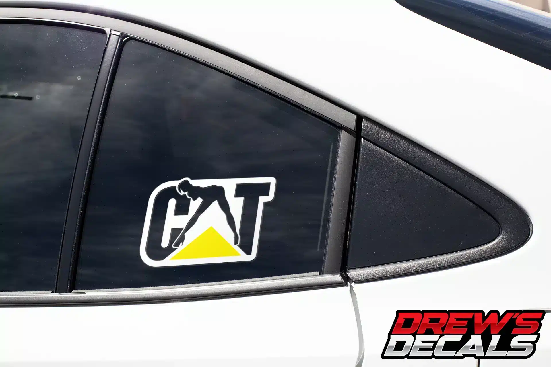 Caterpillar CAT Sexy Girl Decal