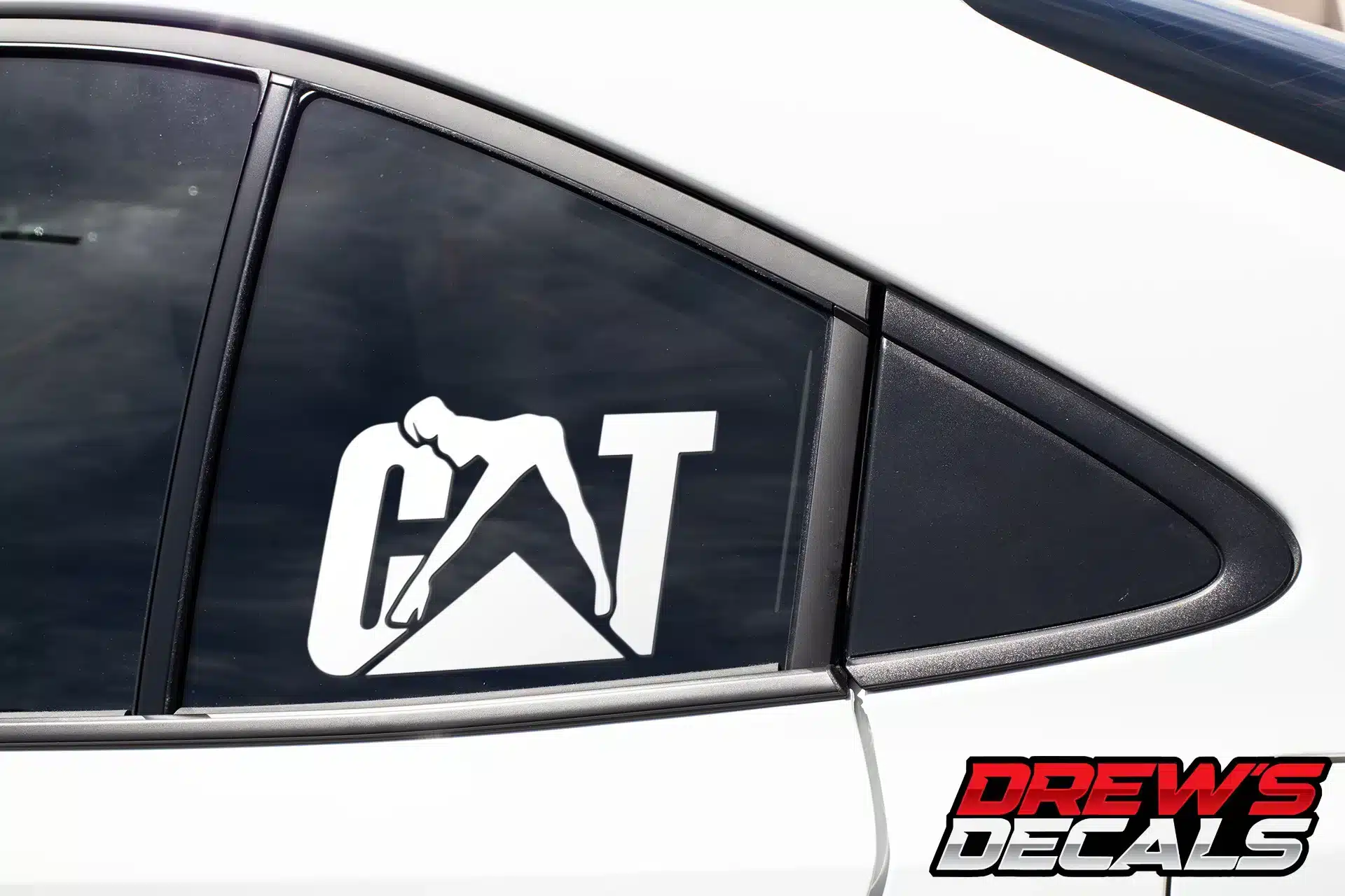 CAT Caterpillar Sexy Girl Decal