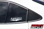 Jeep Sahara Decal