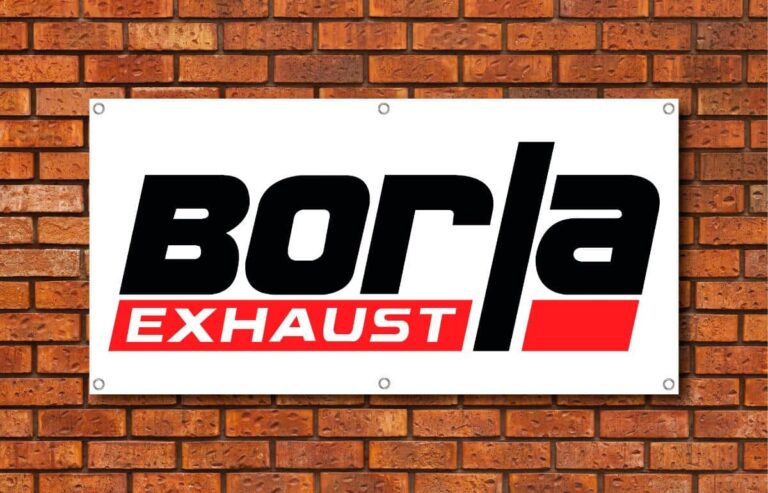 Borla Exhaust Garage Banner