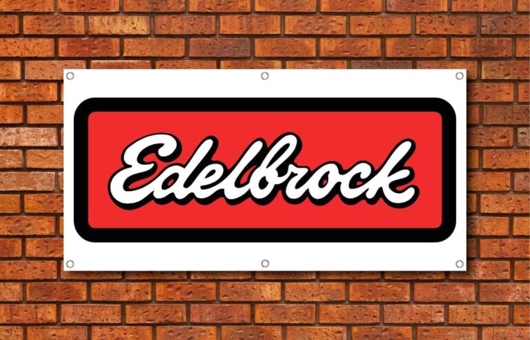 Edelbrock Garage Banner