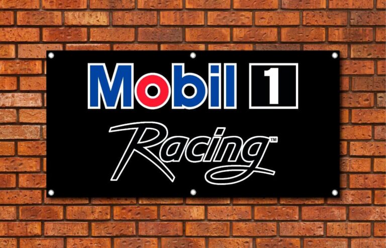 Mobil 1 Racing Garage Banner