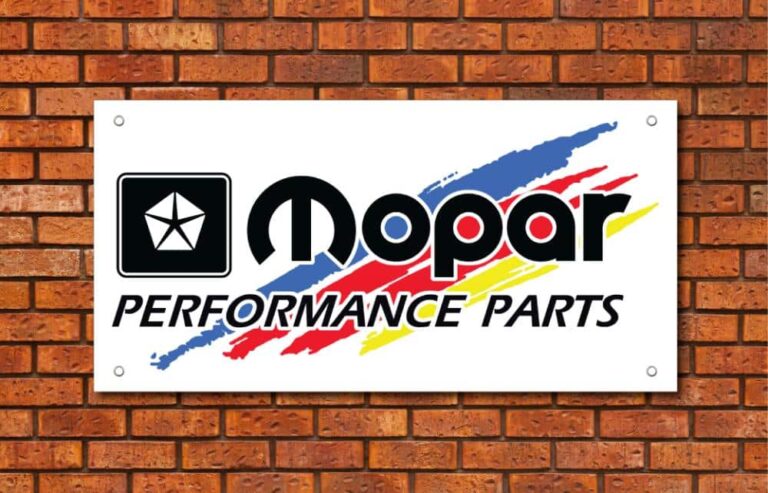 Mopar Performance Parts Garage Banner