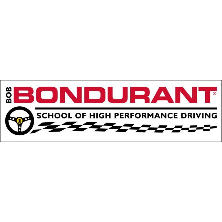 Bob Bondurant School of High Performance Driving Decal