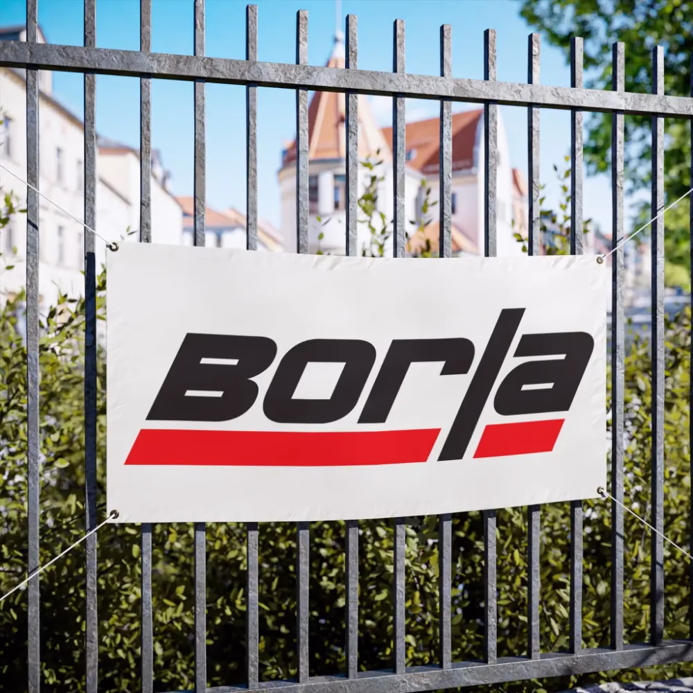 Borla Exhaust Garage Banner