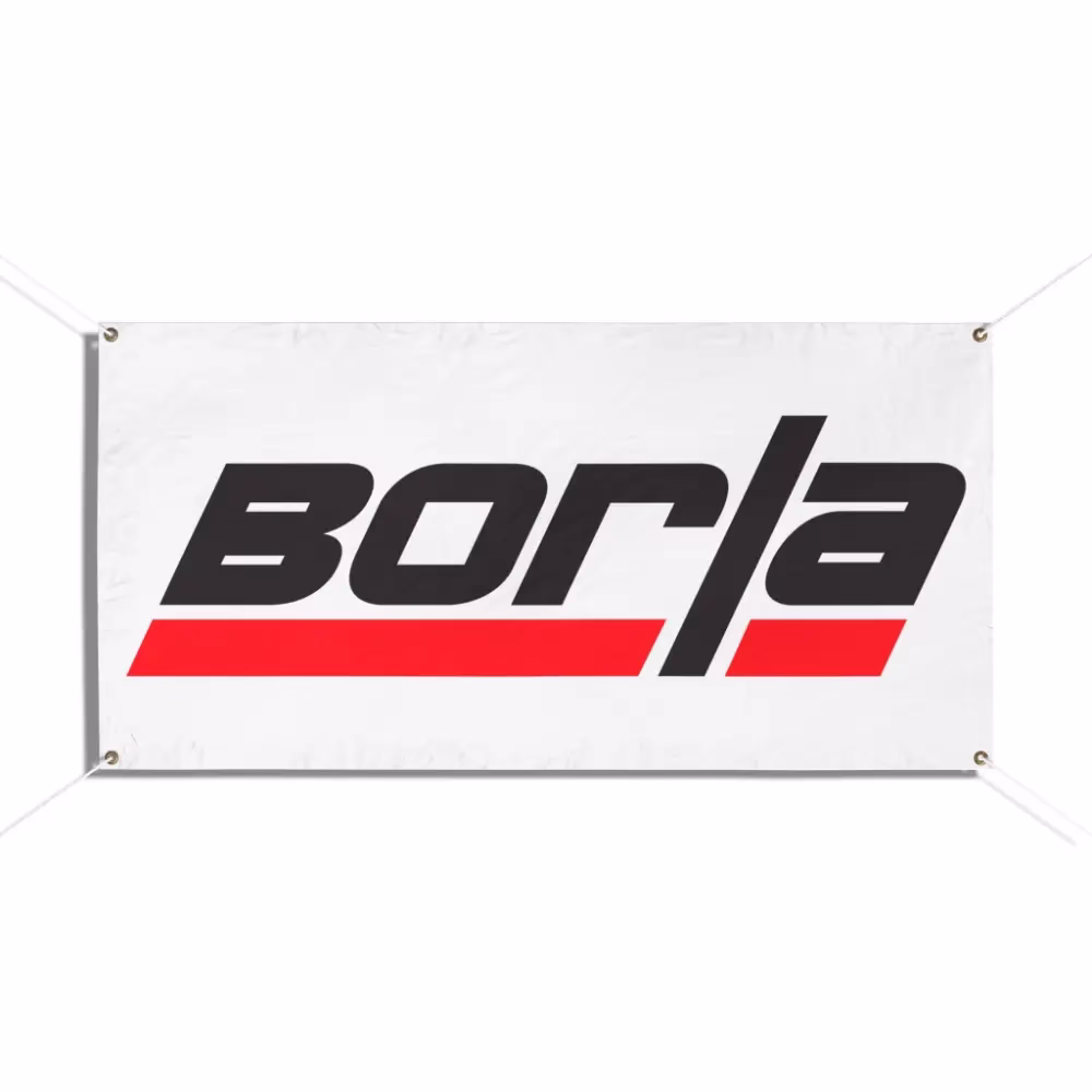 Borla Exhaust Garage Banner