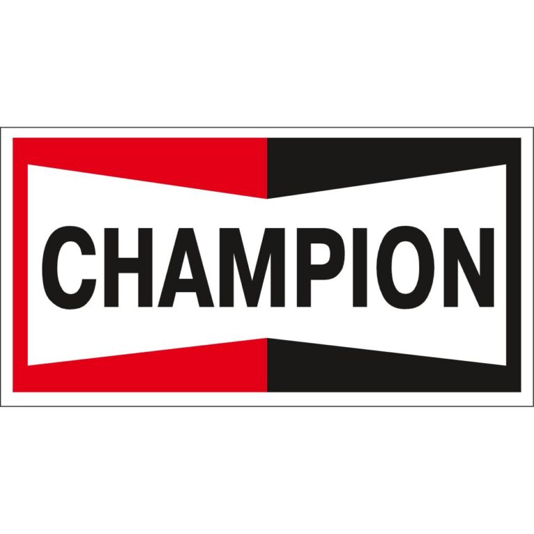 Champion Spark Plugs Decal