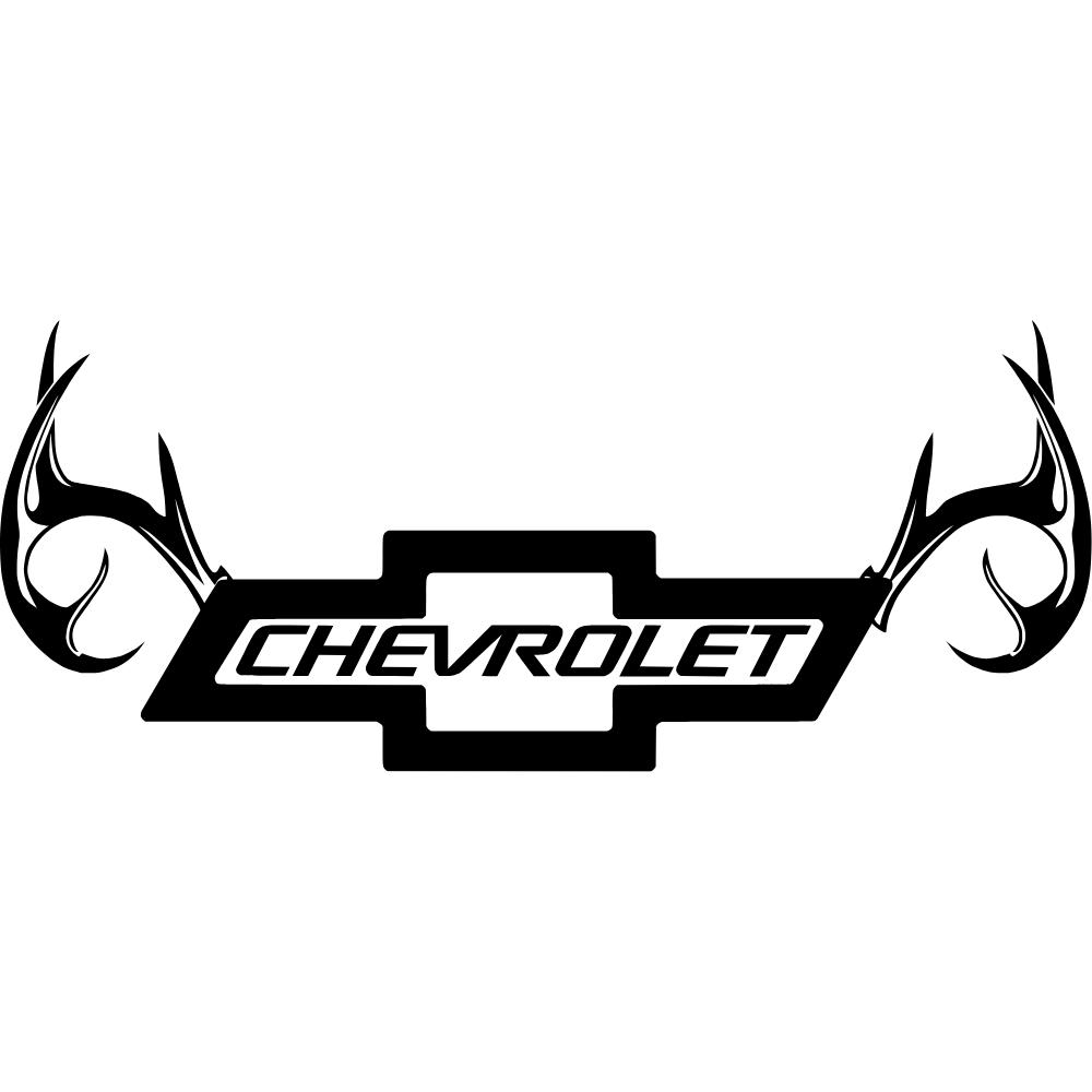 Chevrolet Deer Antler Decal
