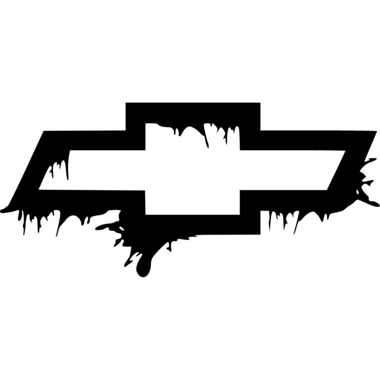Chevy Splatter Decal sticker