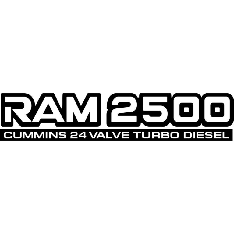Ram 2500 Cummins Decal