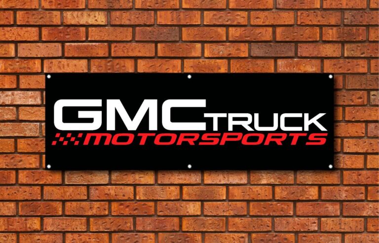 GMC Truck Motorsports Garage Banner