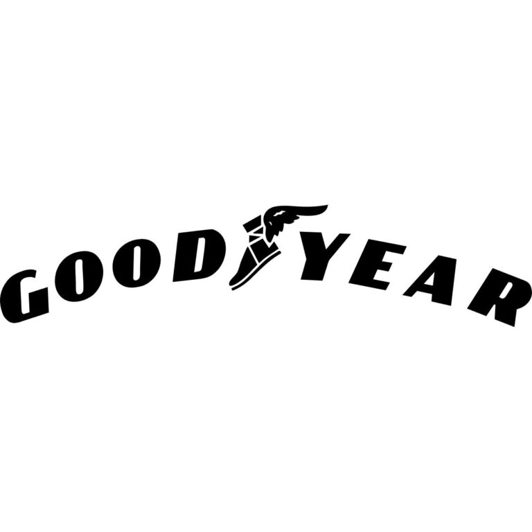 Goodyear Tires Arched Curved Decal
