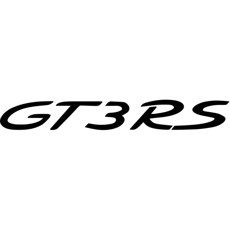 Porsche GT3 RS Decal