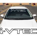 i-Vtec Outline Windshield Banner