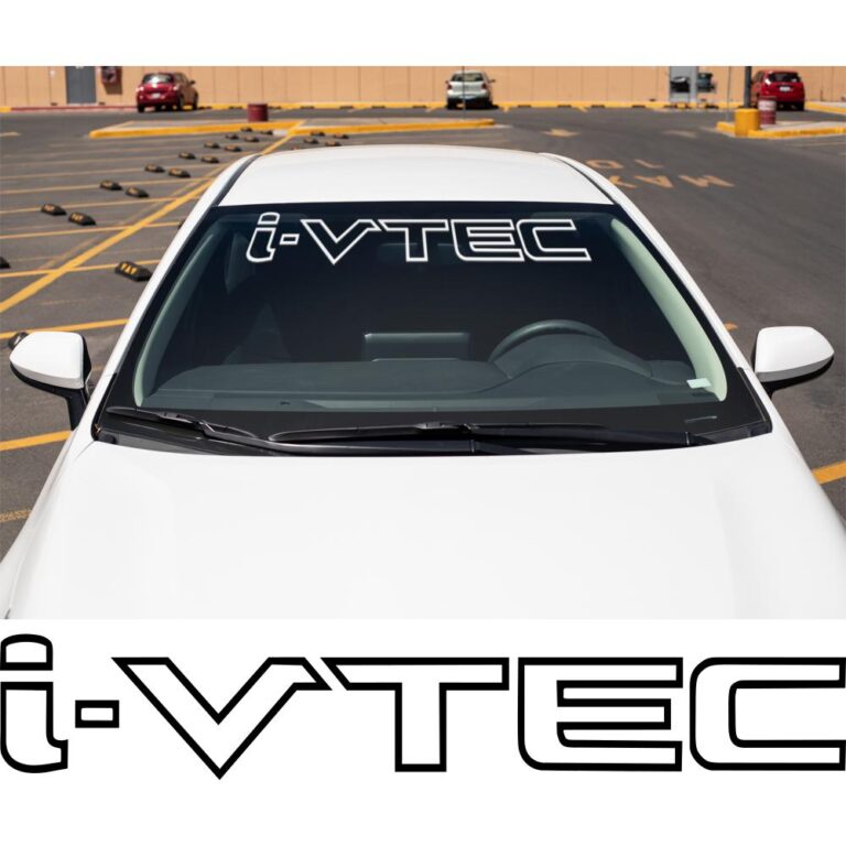 i-Vtec Outline Windshield Banner