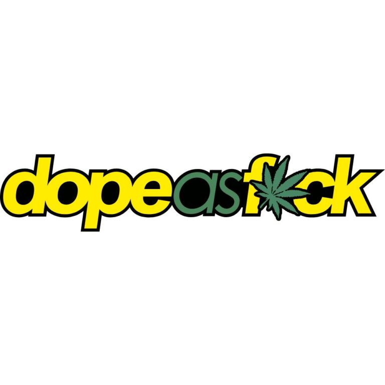 JDM Dope As Fuck Weed Decal