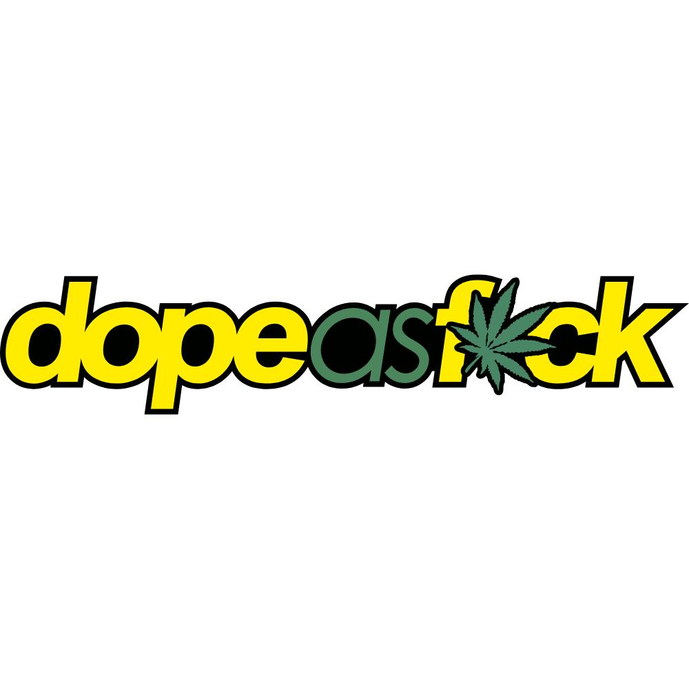 JDM Dope As Fuck Weed Decal