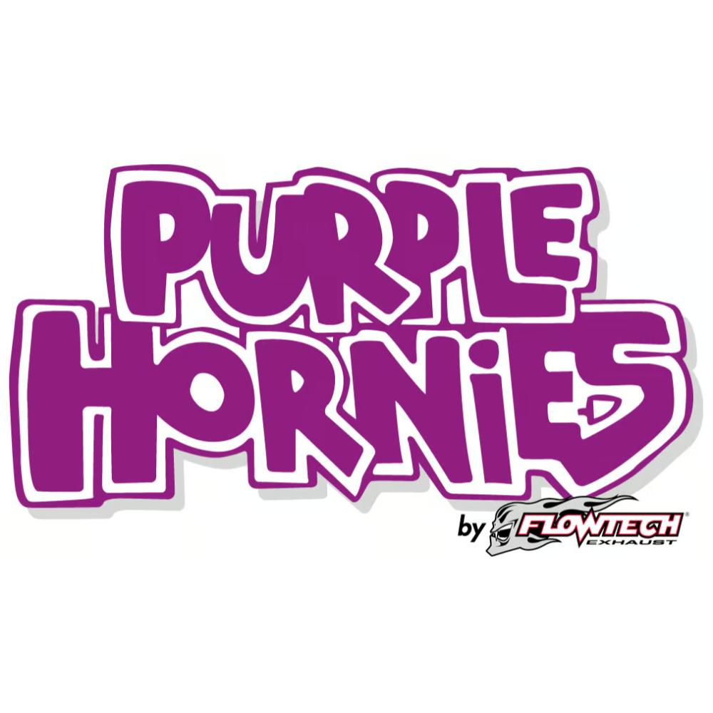 Purple Hornies Decal