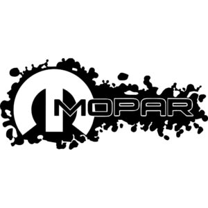 Mopar Paint Splatter Decal