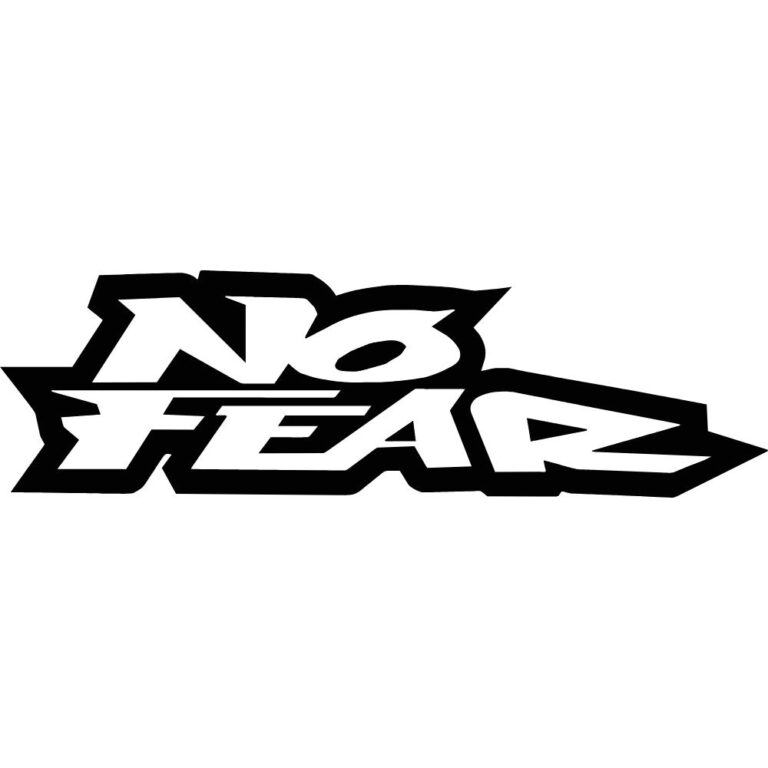 No Fear Decal
