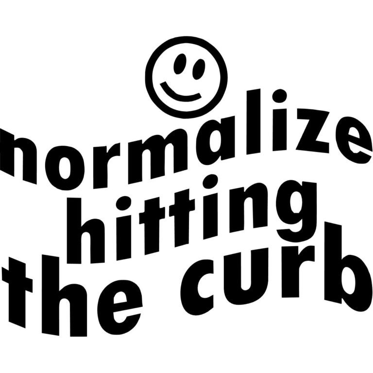 Normalize Hitting The Curb Decal