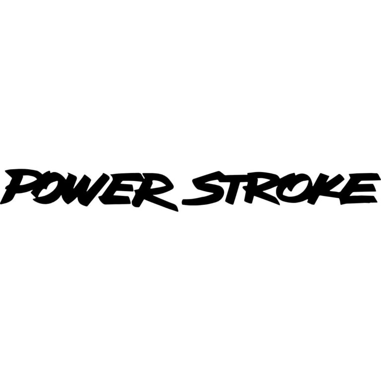 Power Stroke Decal
