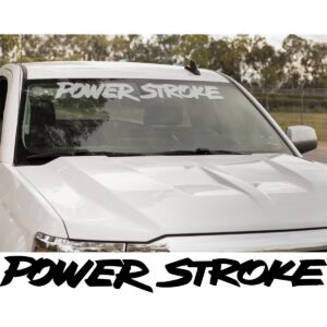 Ford Power Stroke Windshield Banner