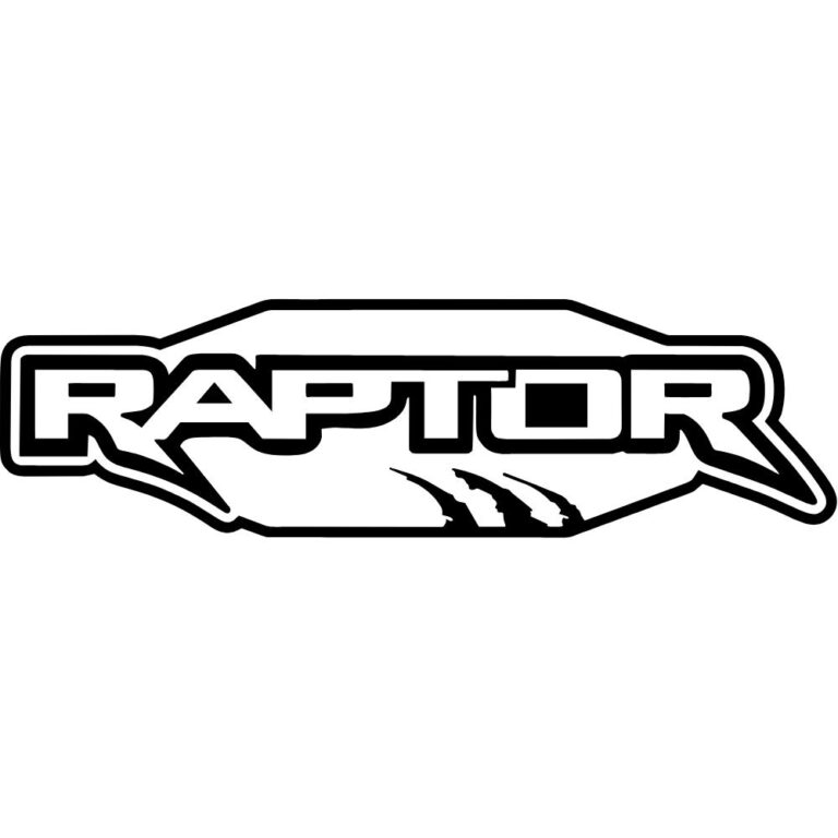 Ford Raptor Outline Decal