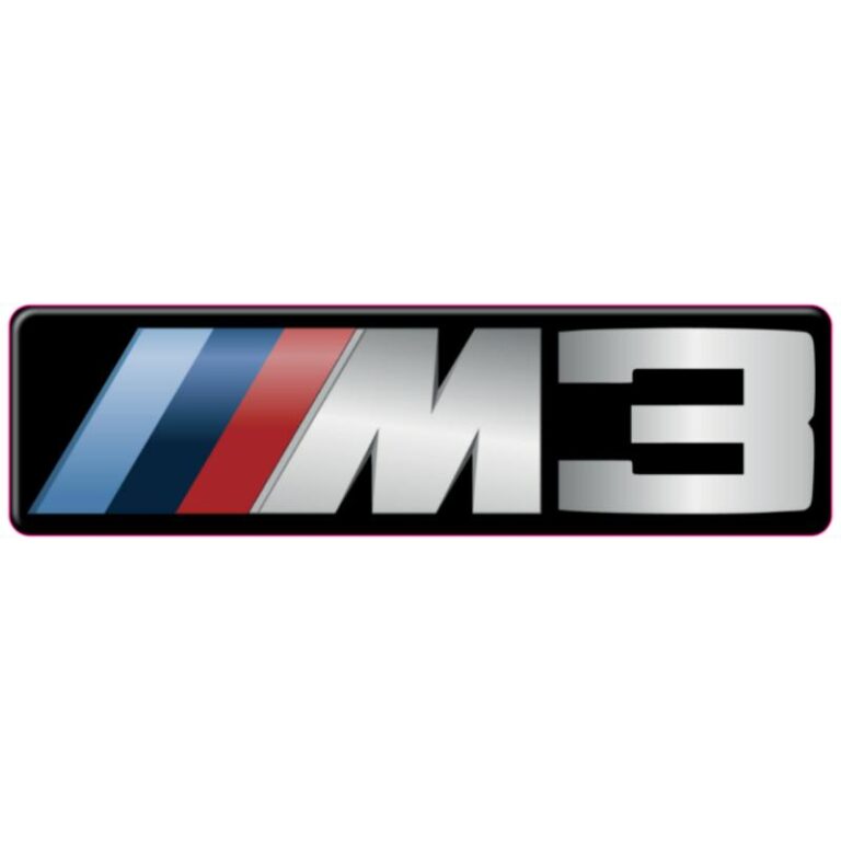 BMW M3 WeatherTech Floor Mat Badge