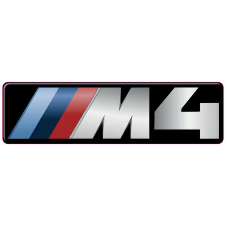 BMW M4 WeatherTech Floor Mat Badge