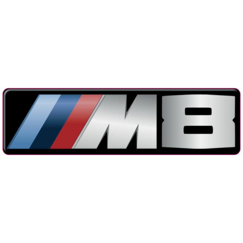 BMW M8 WeatherTech Floor Mat Badge