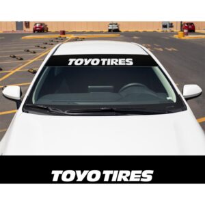 Toyo Tires Windshield Banner Sun Strip