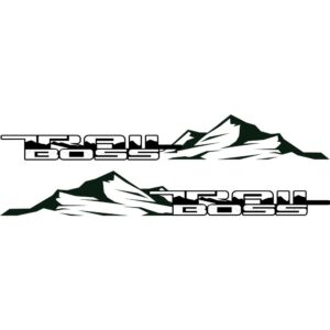 Trail Boss Mountain Bed Decal