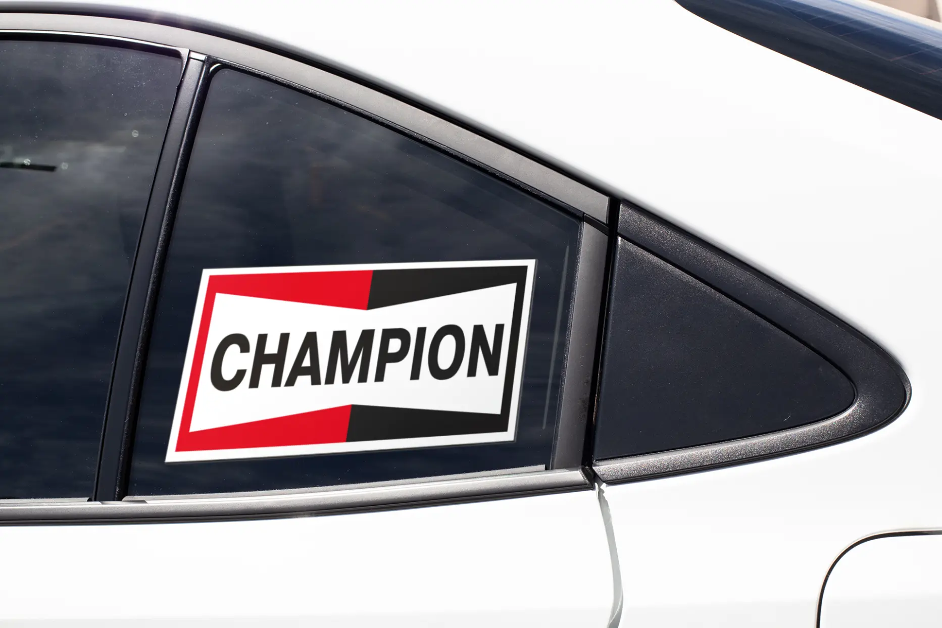 Champion Spark Plugs Decal