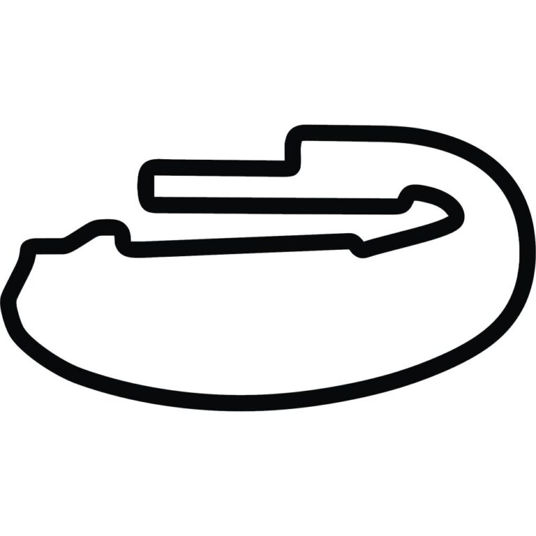 Auto Club Speedway Sports Car Layout Decal